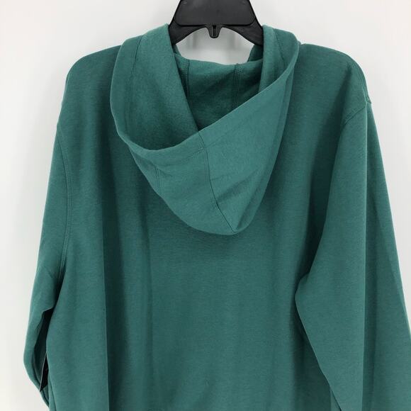 ID IDEOLOGY Women's Hoodie 3X Green Fleece Pullover Sweatshirt Pockets NWT - Picture 7 of 11